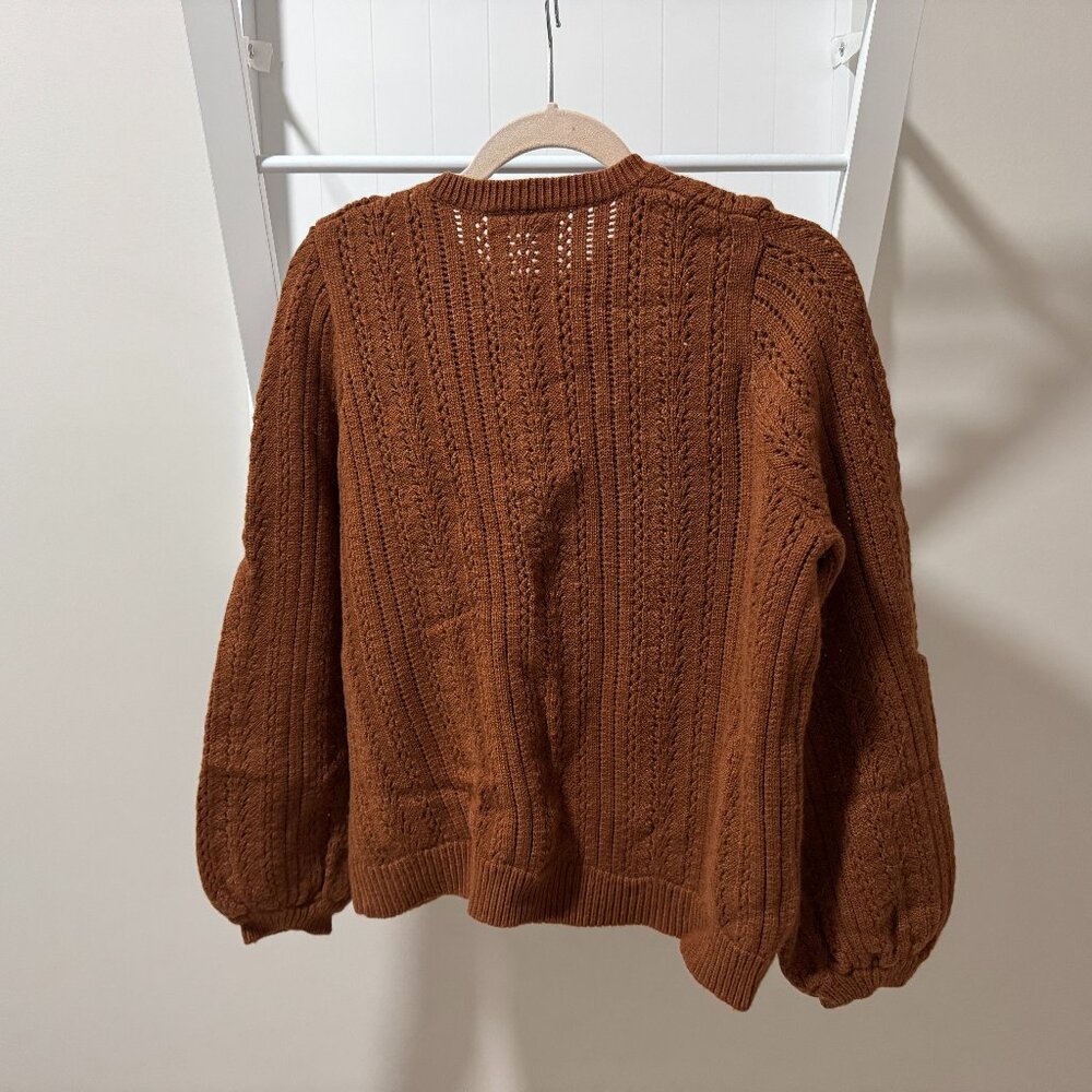 Sezane Gladys Jumper Noisette - Size L - Picture 7 of 8